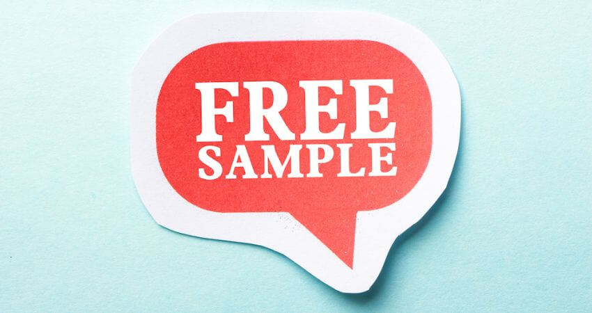 yo free samples header